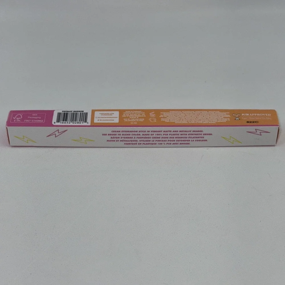 Lime Crime Electric Slide Eyeshadow & Brush Stick, 0.04 oz. TOTALLY BUGGIN NEW